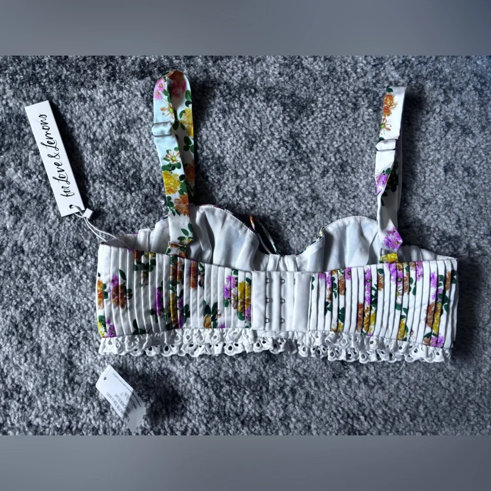 NWT For Love and Lemons Rosalyn skirt set Size: Medium - Picture 8 of 10